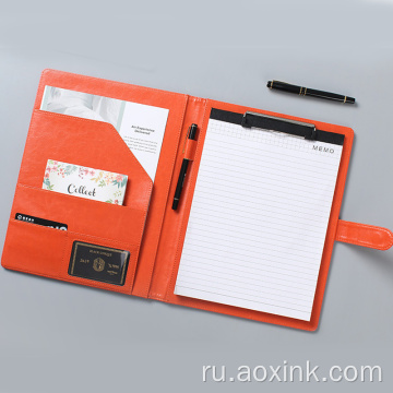 Файл -организатор индивидуальный кожаный портфель папка организатора